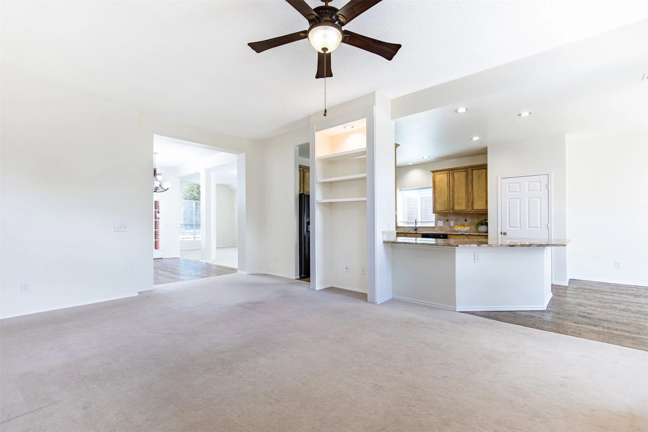Expansive living room.