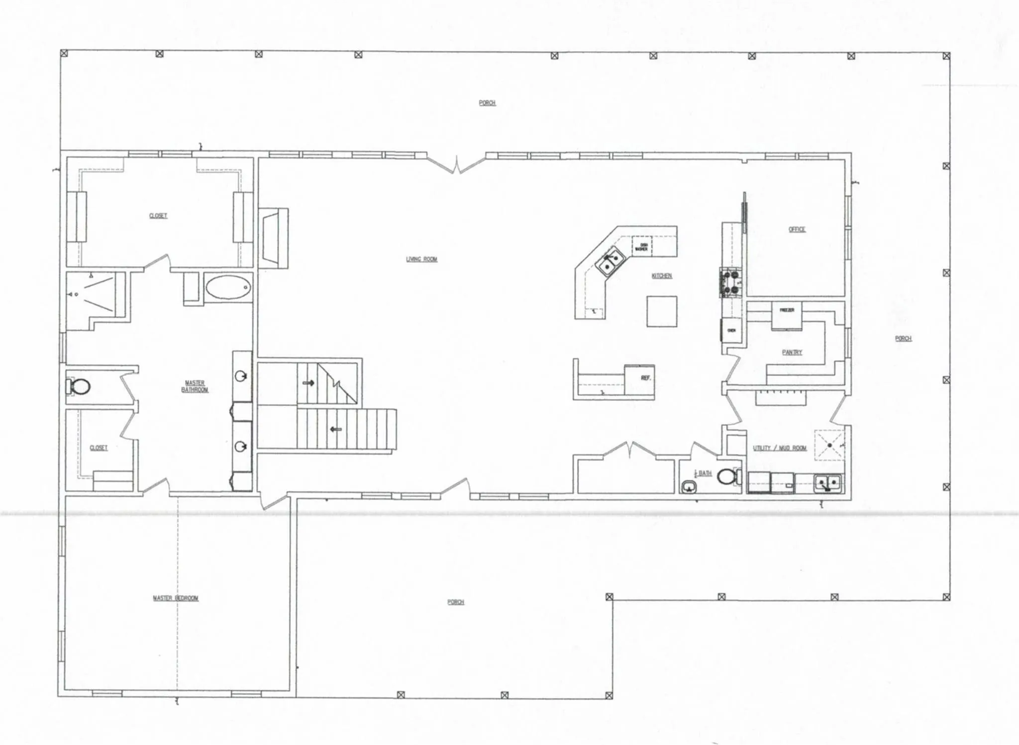 Option 4: Floor Plan 7503 Total Square Foot under roof Level 1 Floor plan. Price for this floor plan is  $1,146,400 at this location.