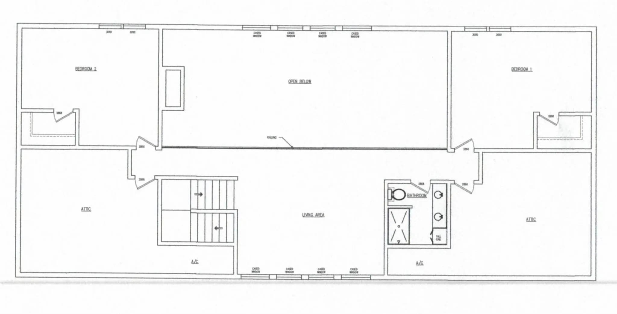 Option 4: Level 2 floor plan of Option 2 build option that consists of 7503 Total Square Foot under roof. Price is $1,146,400 for this floor plan at this location.