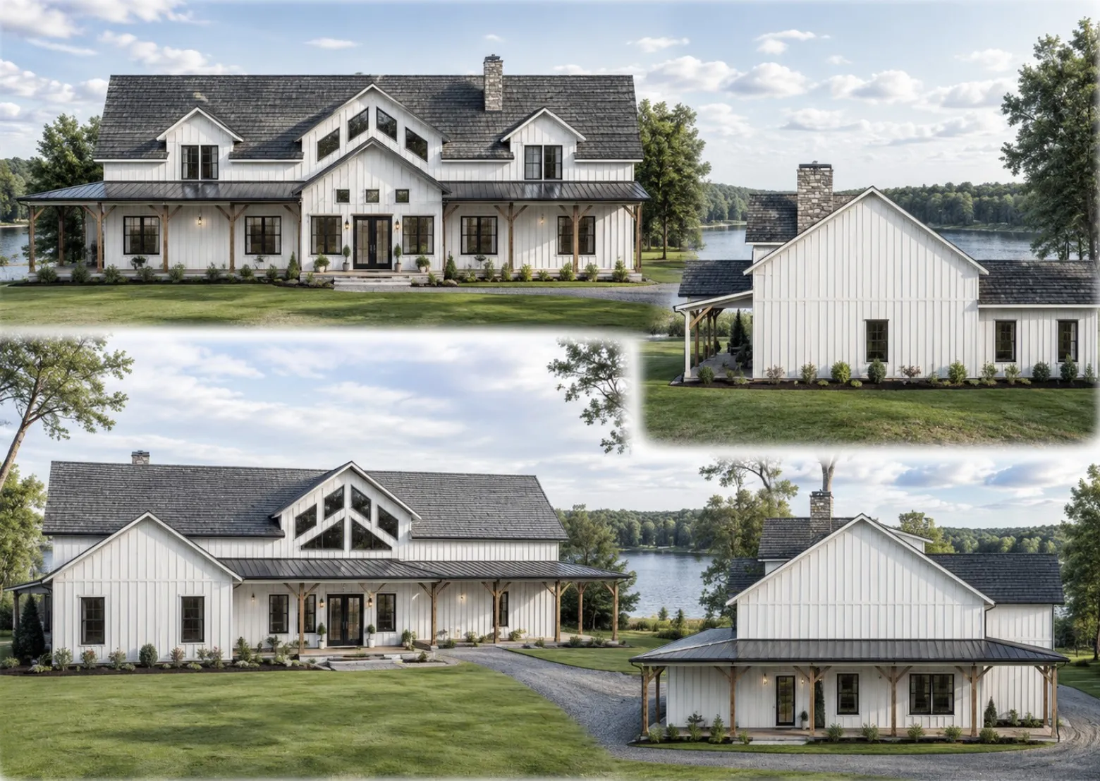Virtual Rendering. Option 4: Price is $1,146,400 for this floor plan option at this location. Property Listing, Rendering Exterior Elevation Views. Presenting multiple exterior elevations of the property