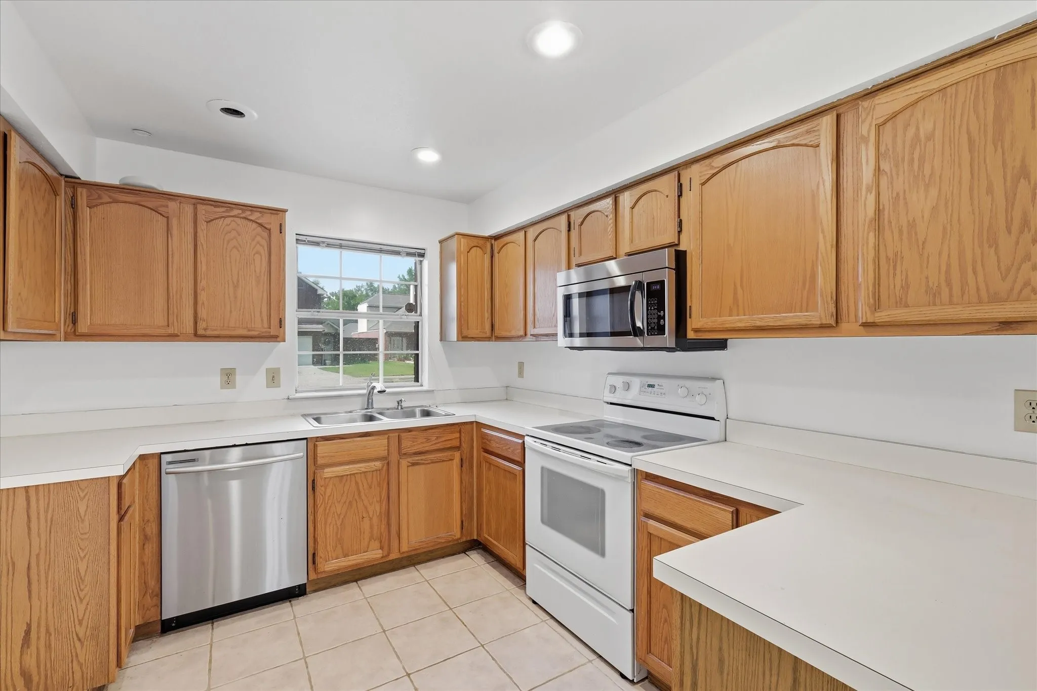 Kitchen with plenty of cabinets and prep space