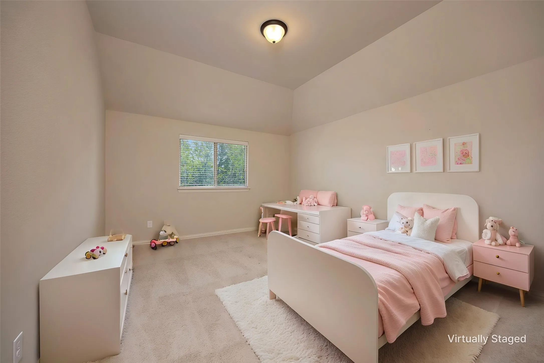 Virtual Staged Bedroom 4 on 2nd floor