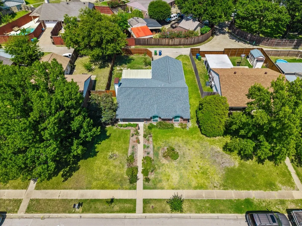 Aerial view of this beautiful home.