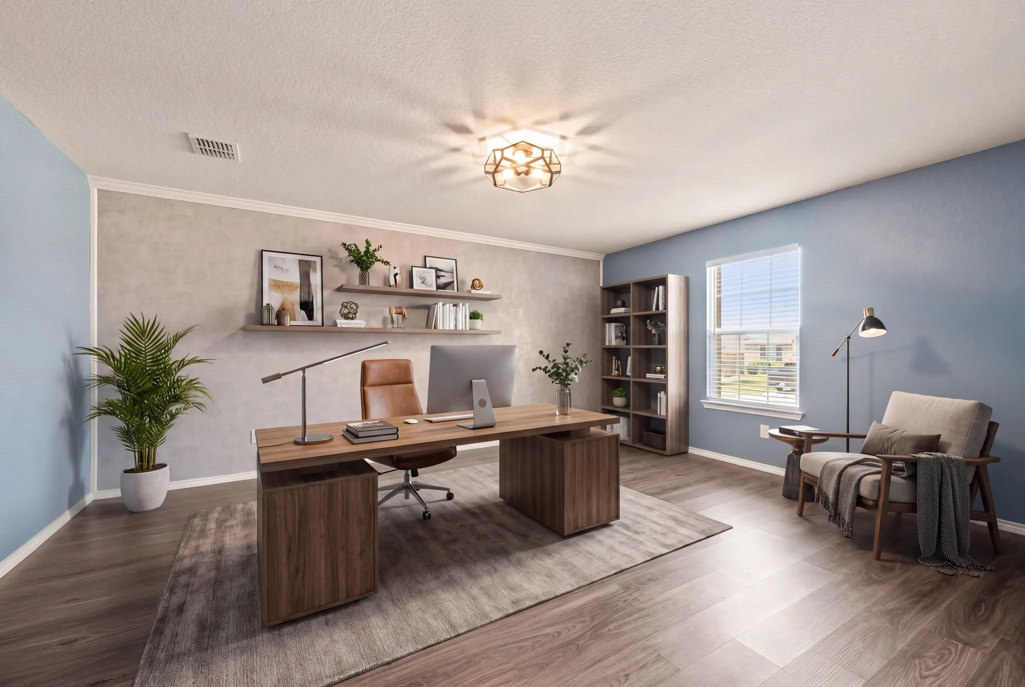 This room is virtually staged