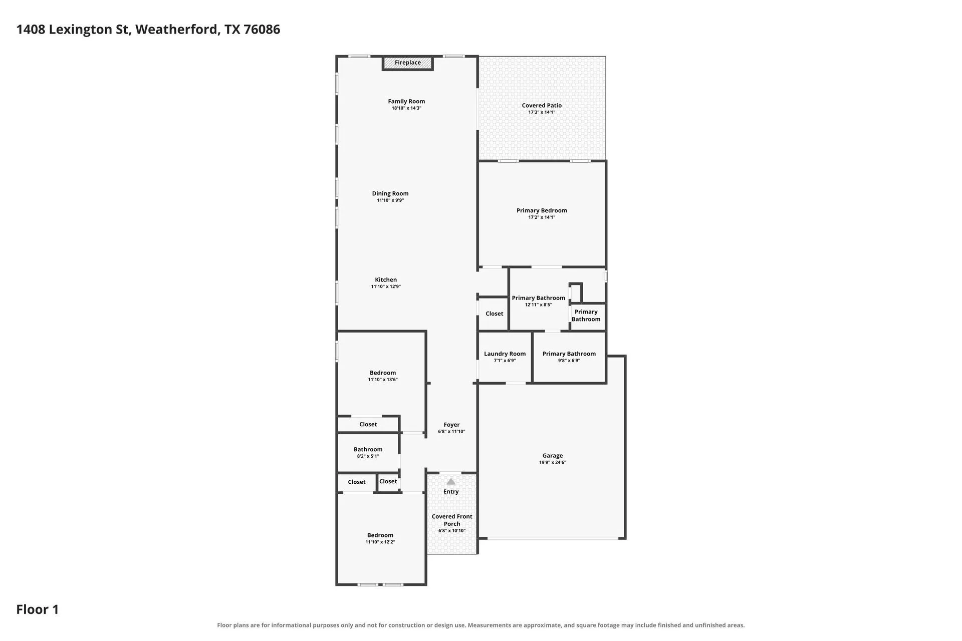Single Family Residence For Sale in Parker County , 1408 Lexington Street, Weatherford, Texas 76086, 3 Bedroom, 2 Bathroom, 2 Garage spaces, 1,837 Sqft, built in 2018, mls#21340847, Real Estate Agent in Weatherford, Homes For Sale in Parker county, Homes For Sale in Weatherford, Realtor in Weatherford Texas, Real Estate Brokerage Independent Realty Texas, Luminita Cordes Realtor