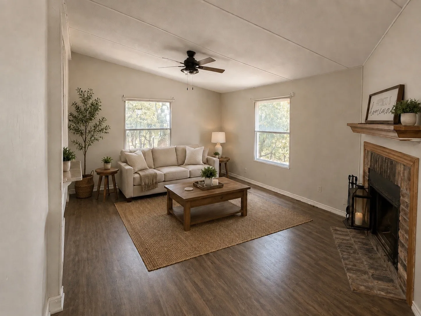 Virtually staged for visualization purpose