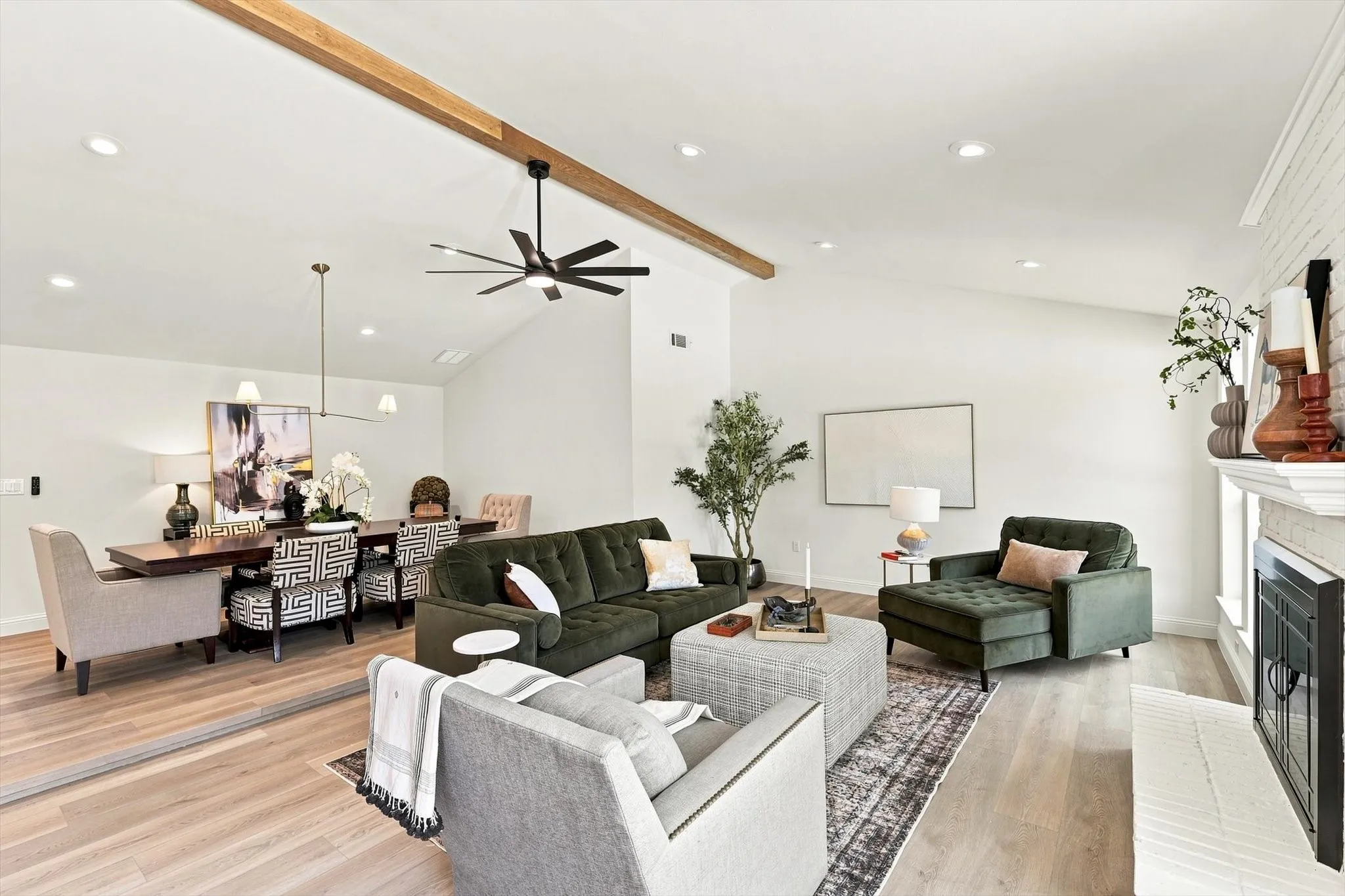 Another view of Living Room - Dining Room