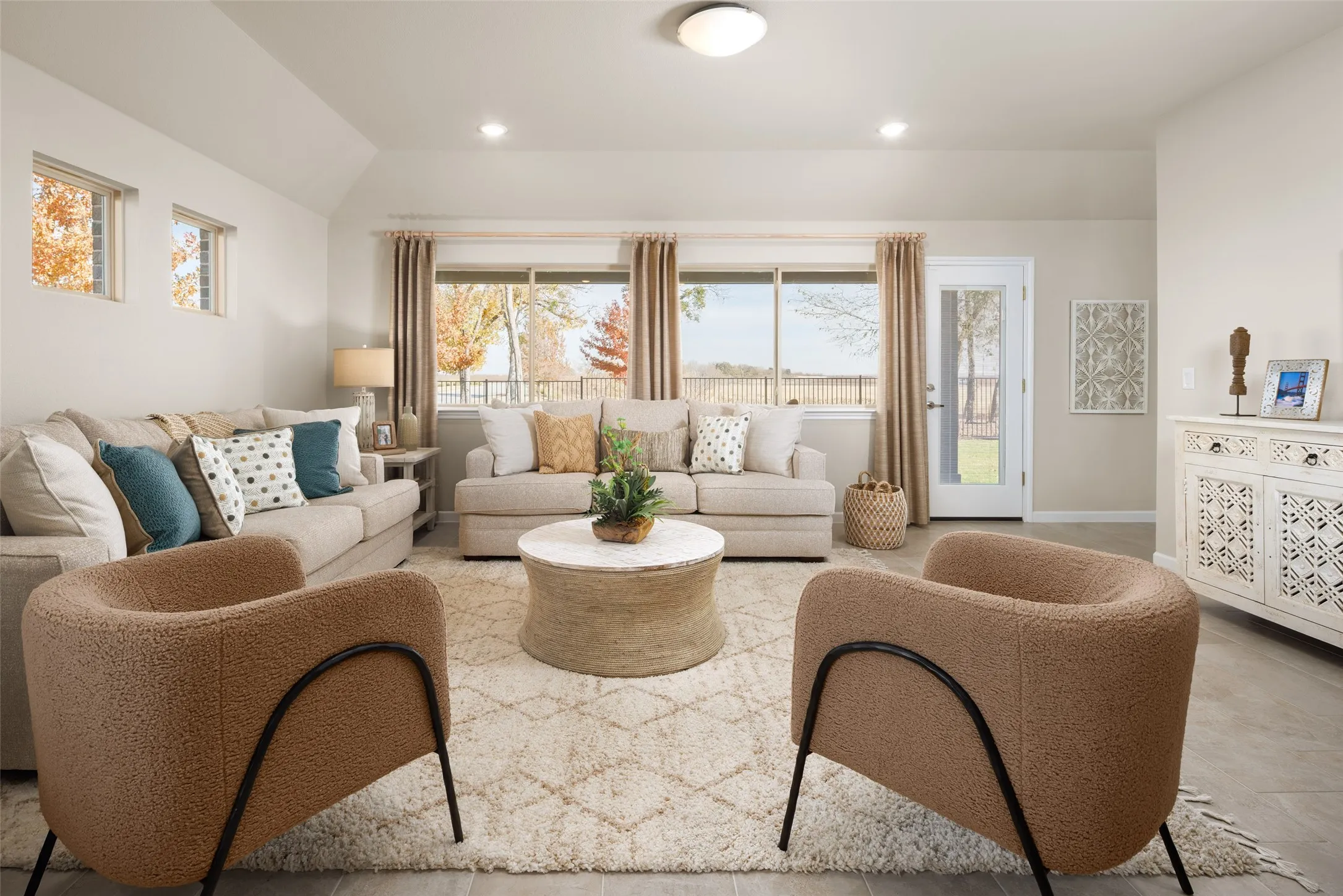 Family Room views in the Fall