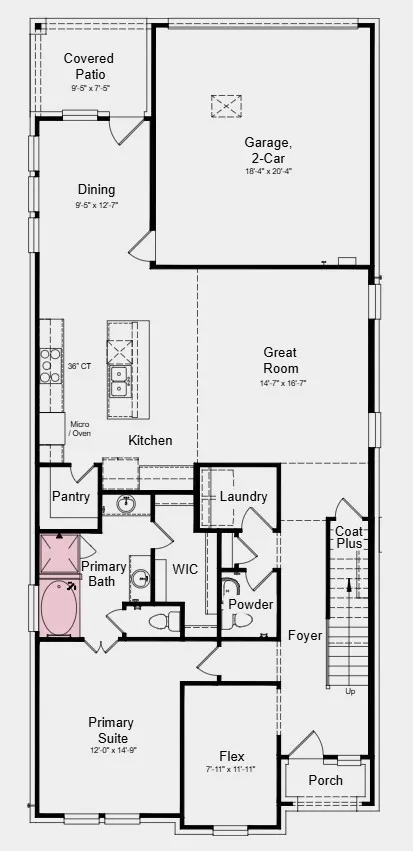 Additional Highlights Include: GE top load washer and dryer, GE energy star refrigerator, tile shower floor at primary bath, gas drop at patio, and upgraded front door.