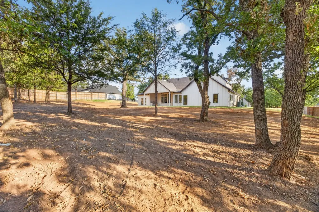 Rear of property