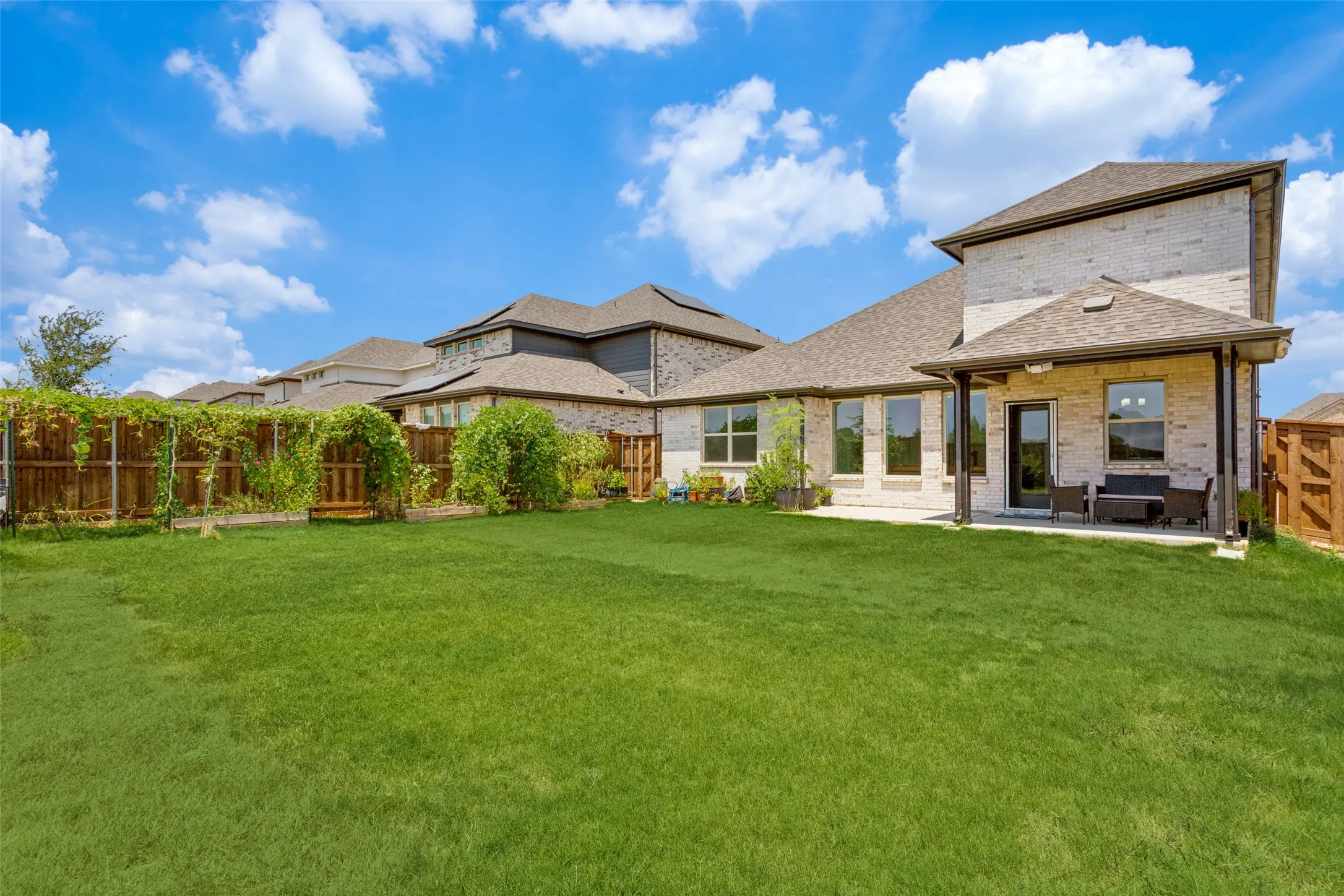 A gorgeous, spacious outdoor area made for relaxation and fresh air.