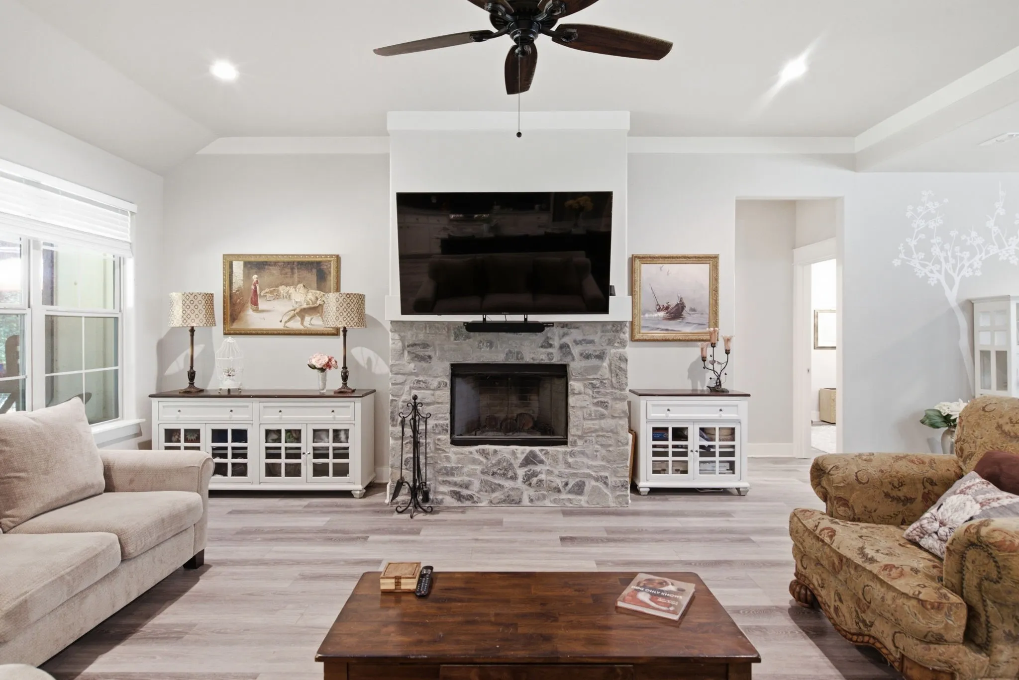 Open living room concept