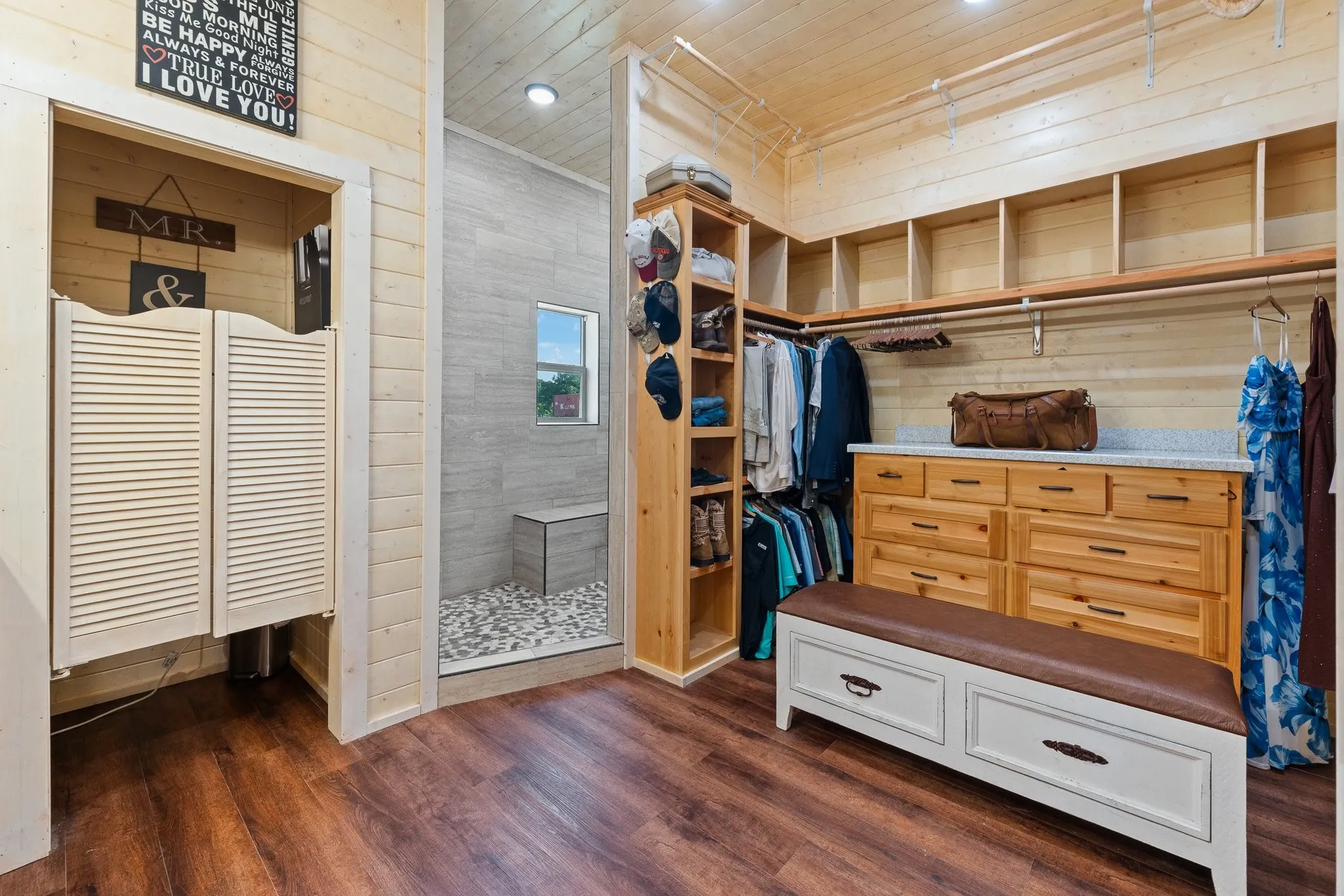 Master Bathroom and Closet