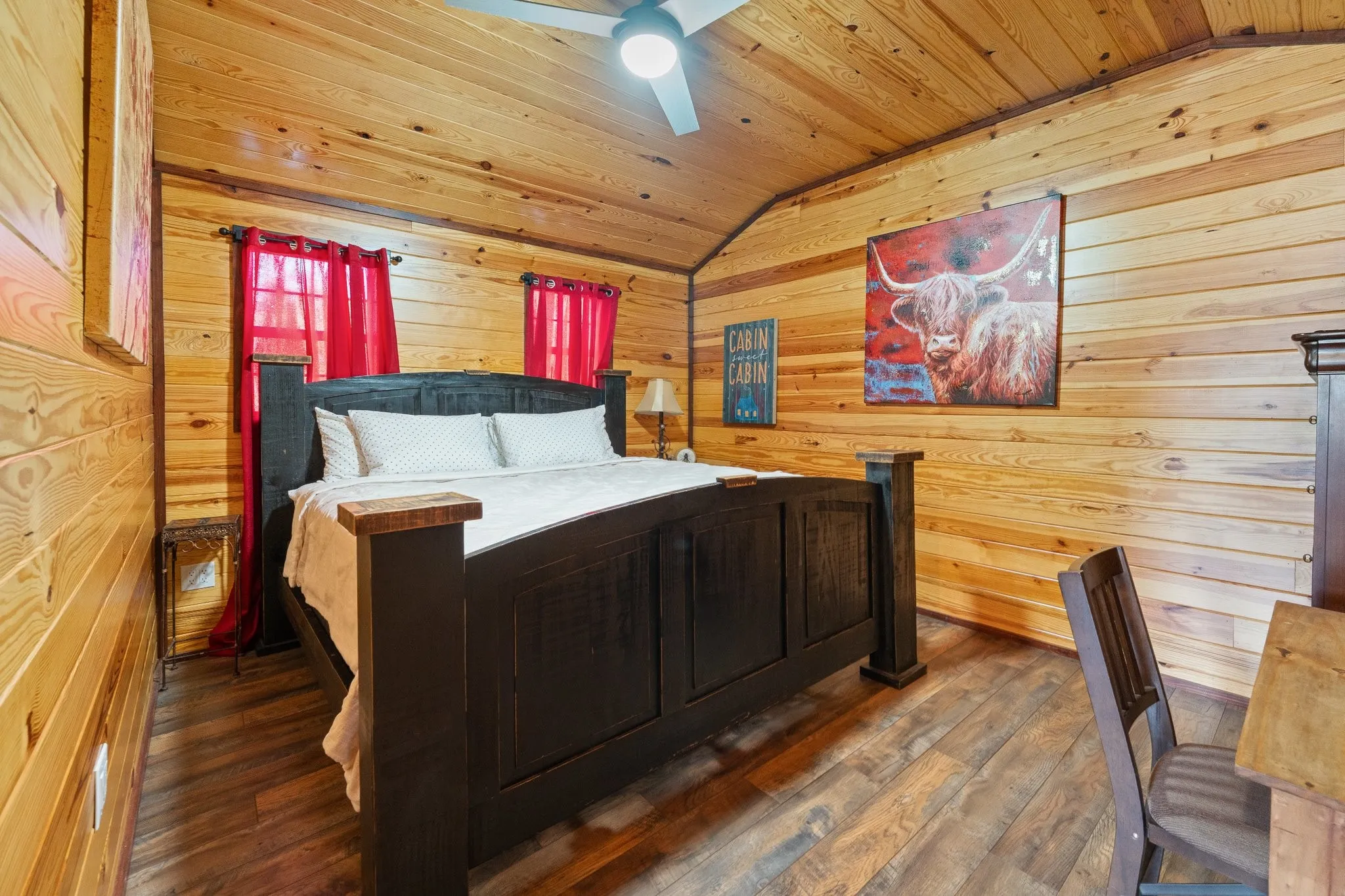 Separate guest quarters bedroom and bathroom