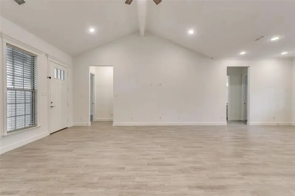 LIVING ROOM OPEN TO KITCHEN