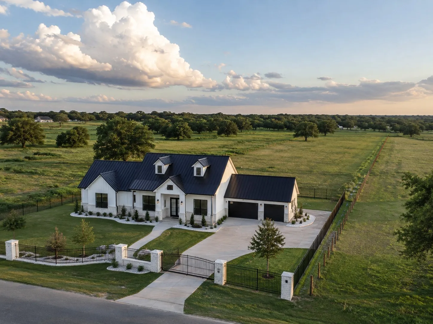 Custom Home is AI created rendering.