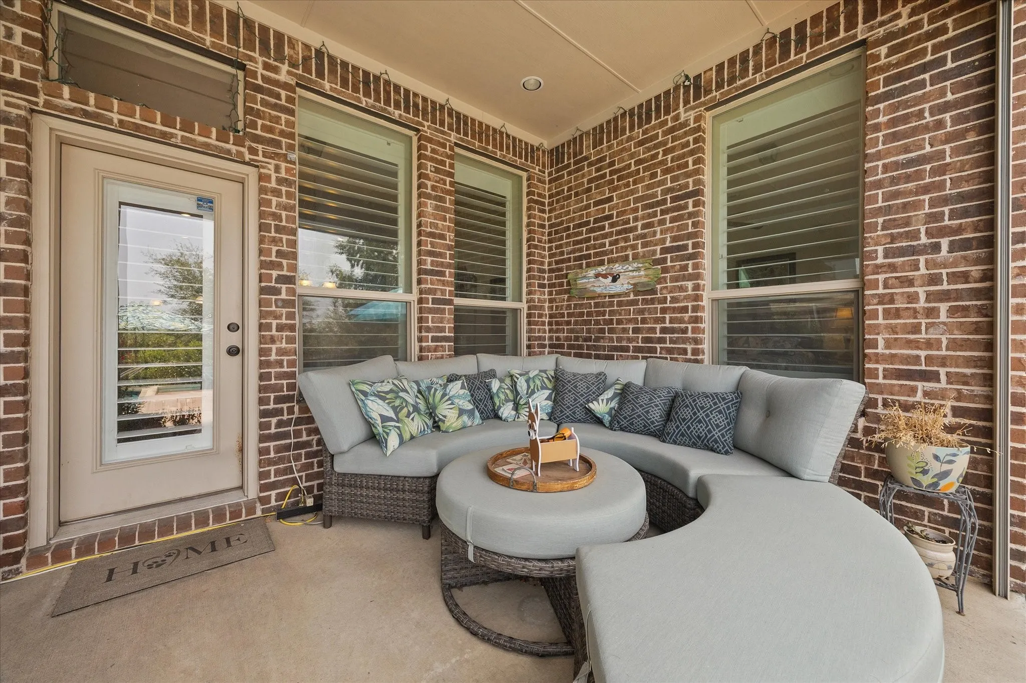 Extended covered patio is perfect for outdoor entertaining