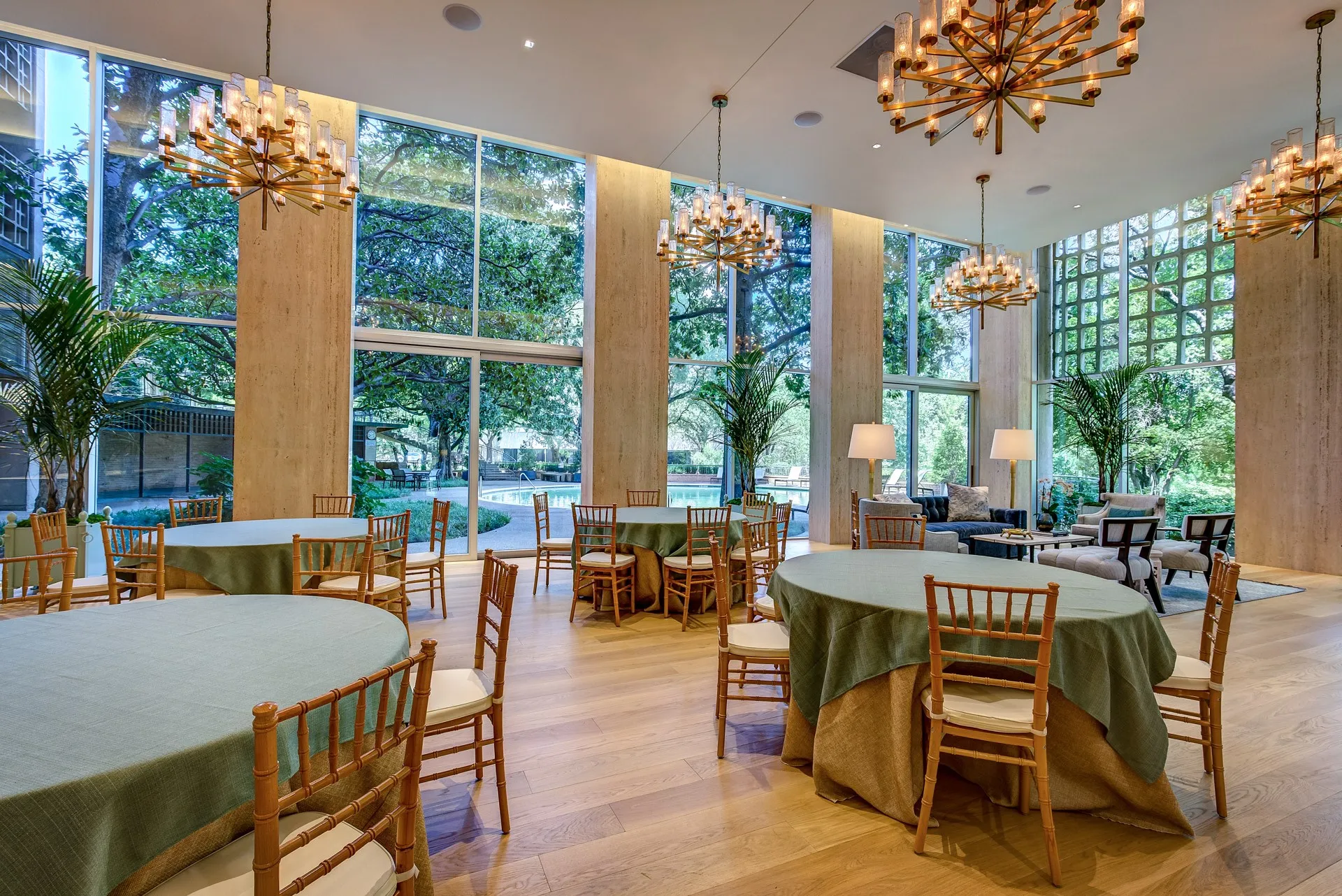 The Turtle Room, for community events and available for private parties.