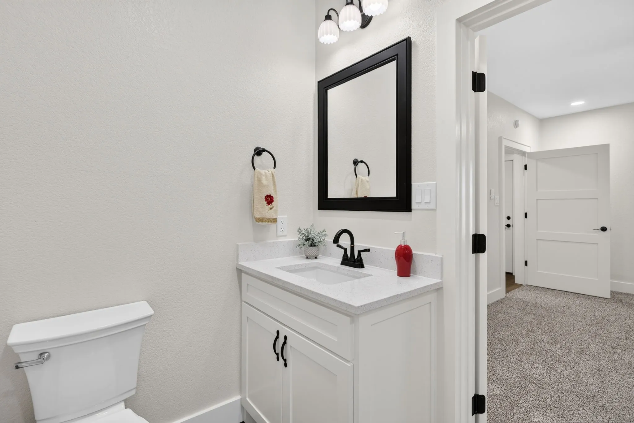 Doorways on this room are extra wide to help with mobility!