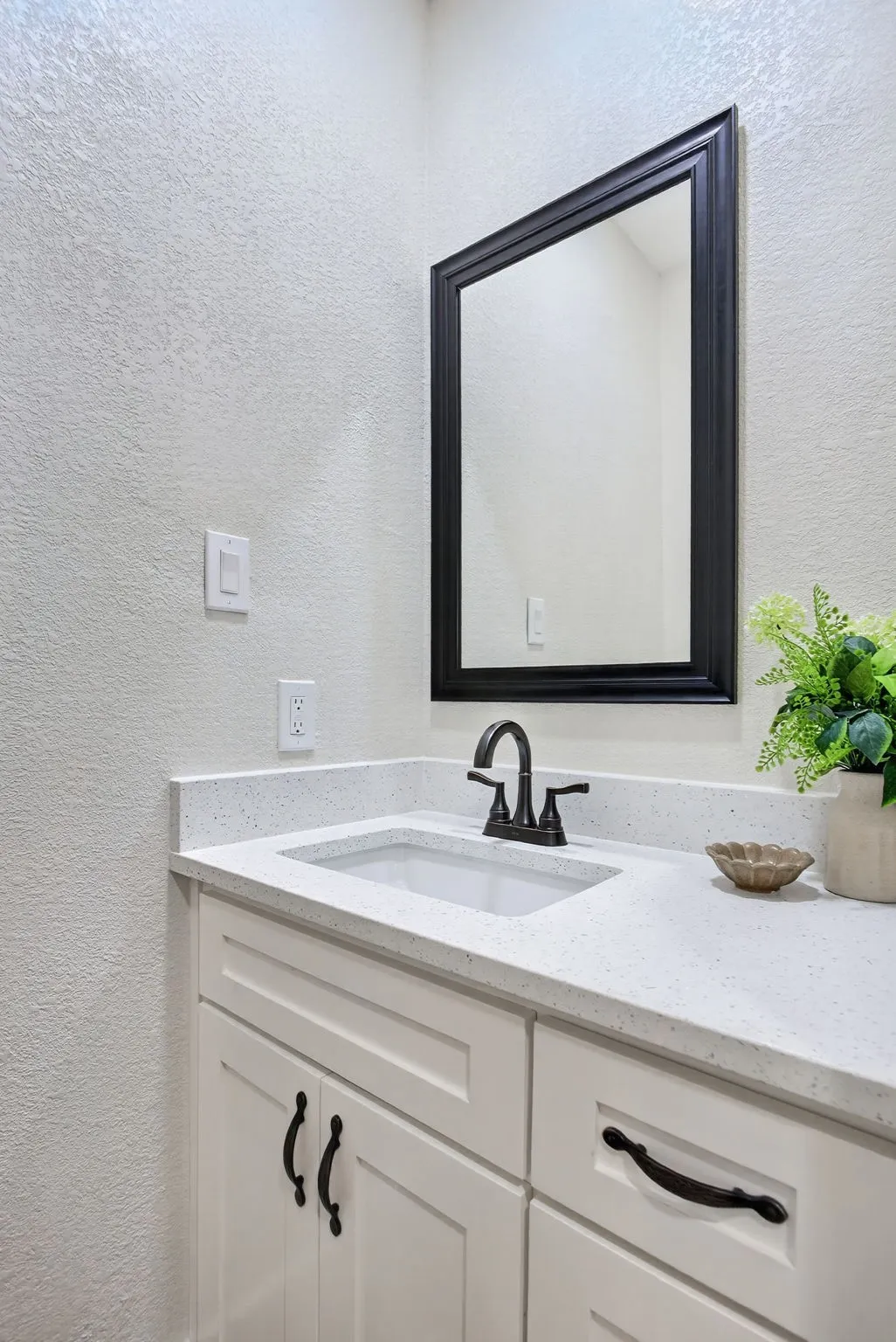 And another major bonus - a powder bathroom. SO convenient!
