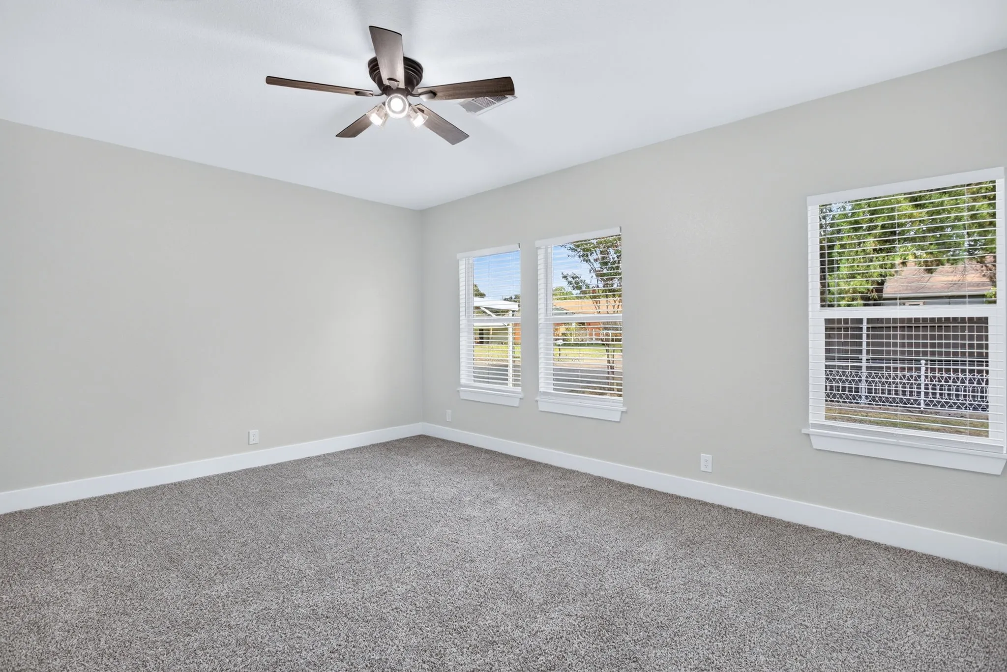 The last bedroom makes FOUR total. And it's spacious!