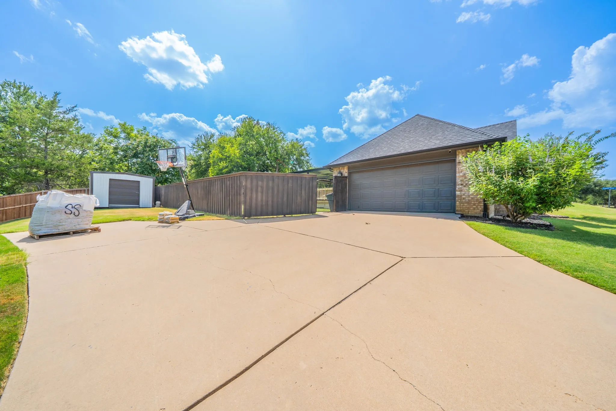Driveway in Back of Home