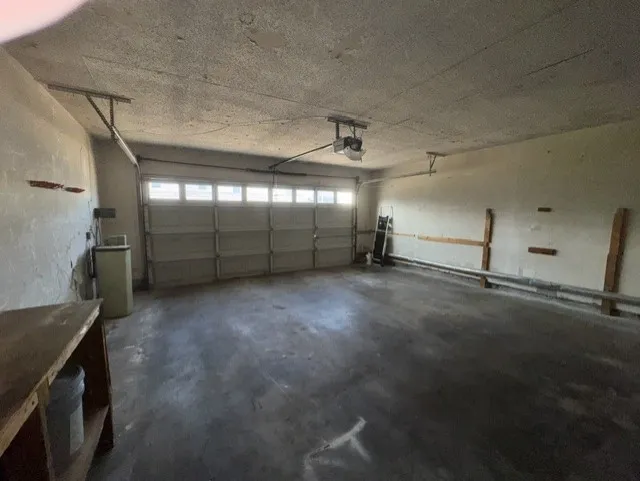 HUGE two car garage