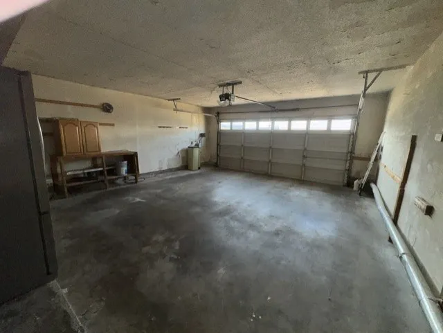 HUGE two car garage