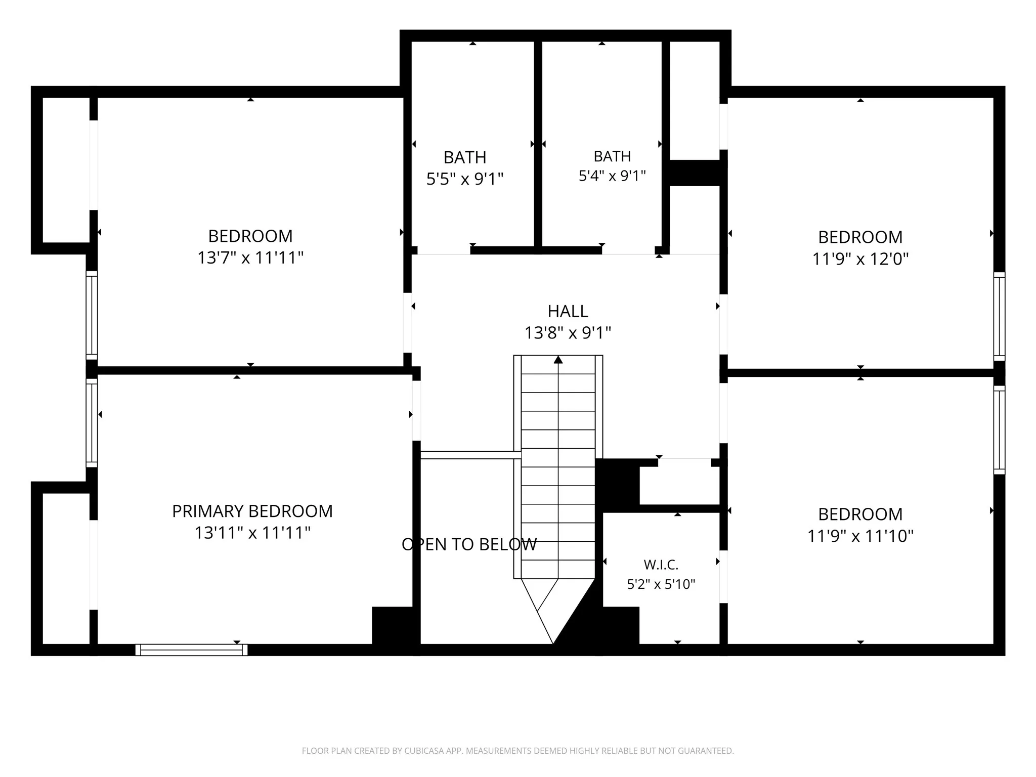 Upstairs Floor Plan