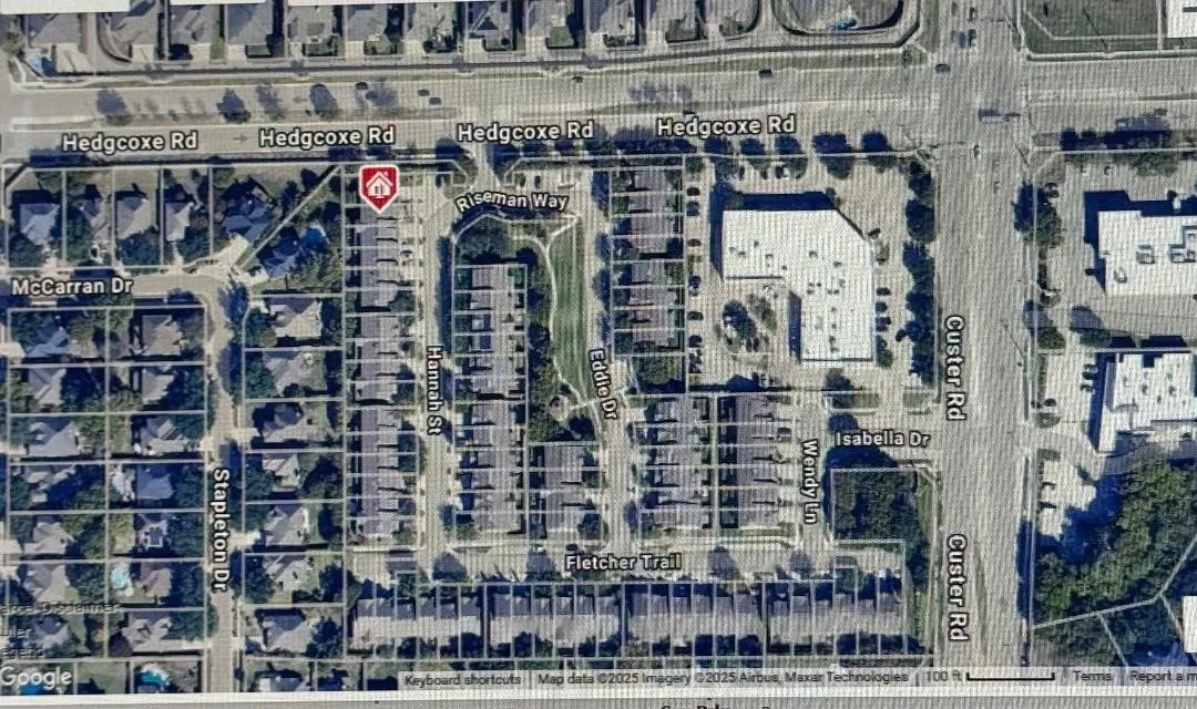 close to Custer and Hedgecoxe, convenient to shopping, 121, and schools