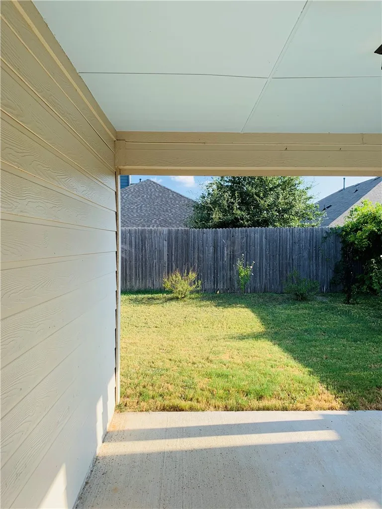 Covered patio