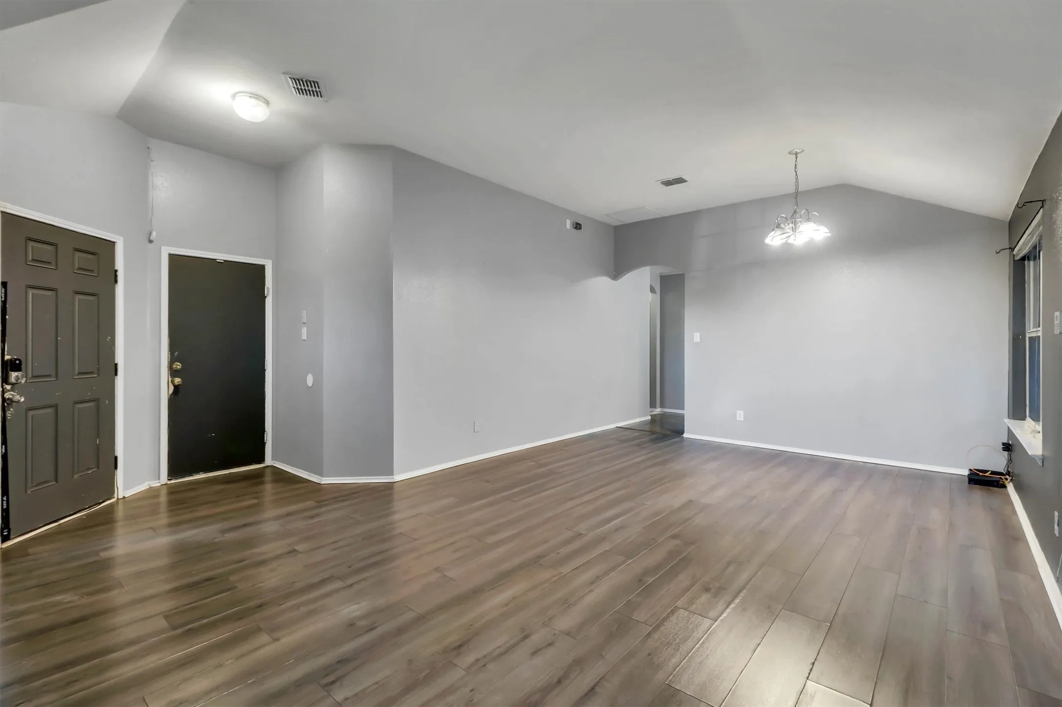 Living Room facing Dining Room