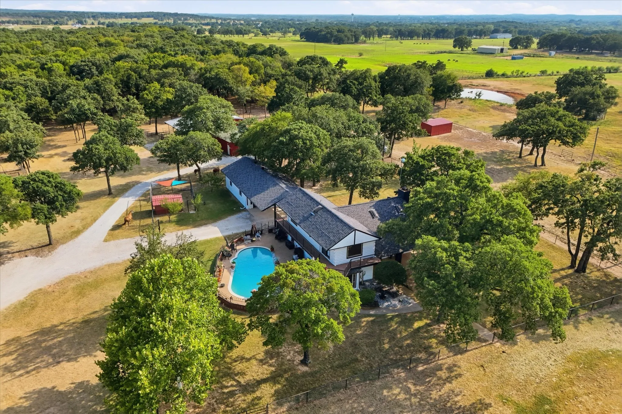 Aerial of home