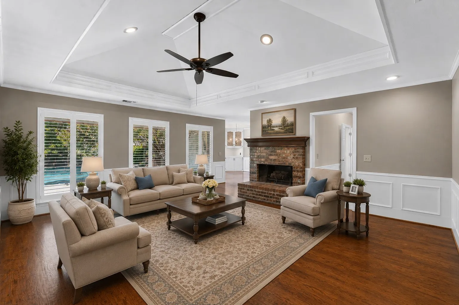 This room is virtually staged.