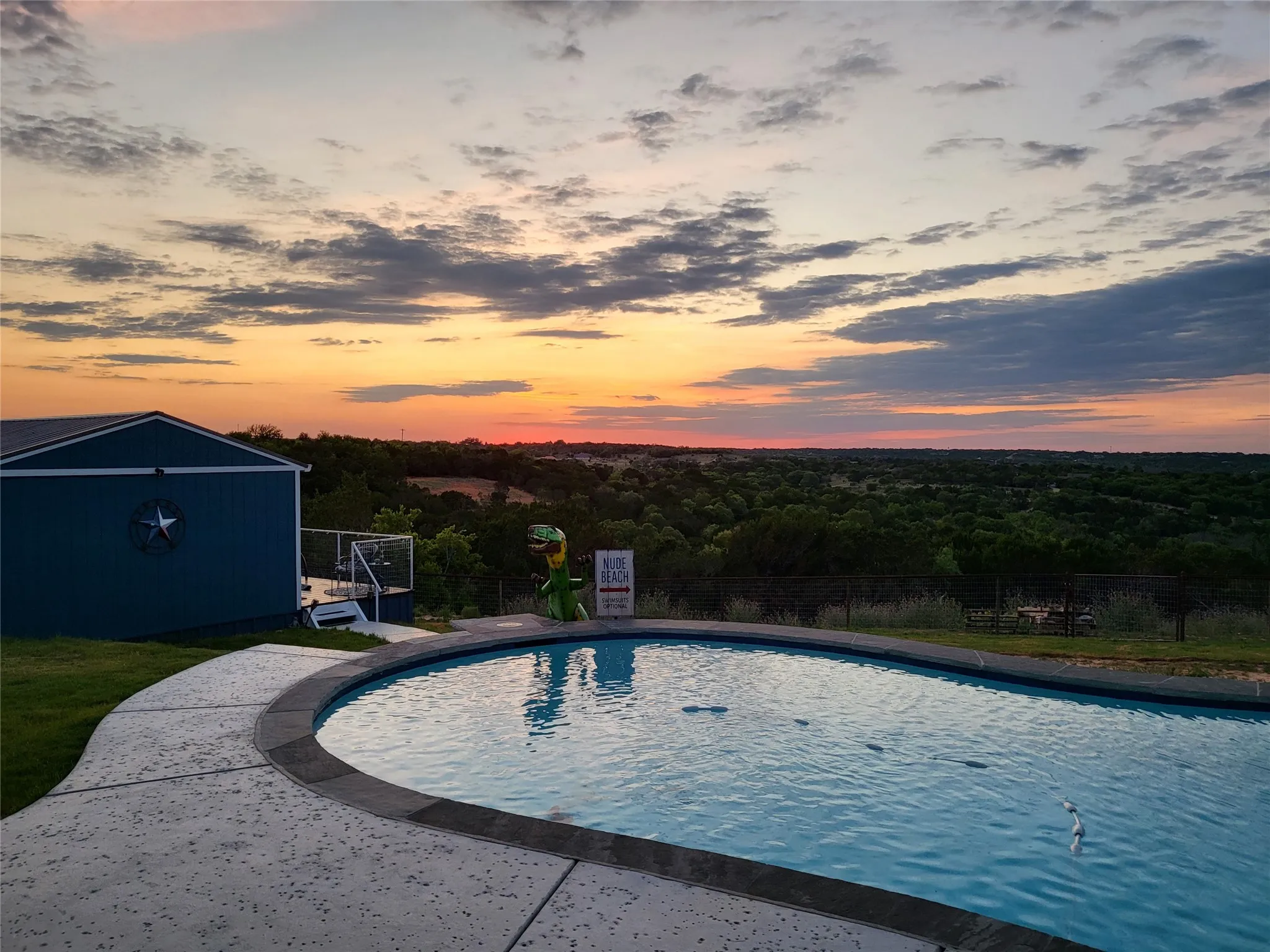 Bluff Dale sunsets.