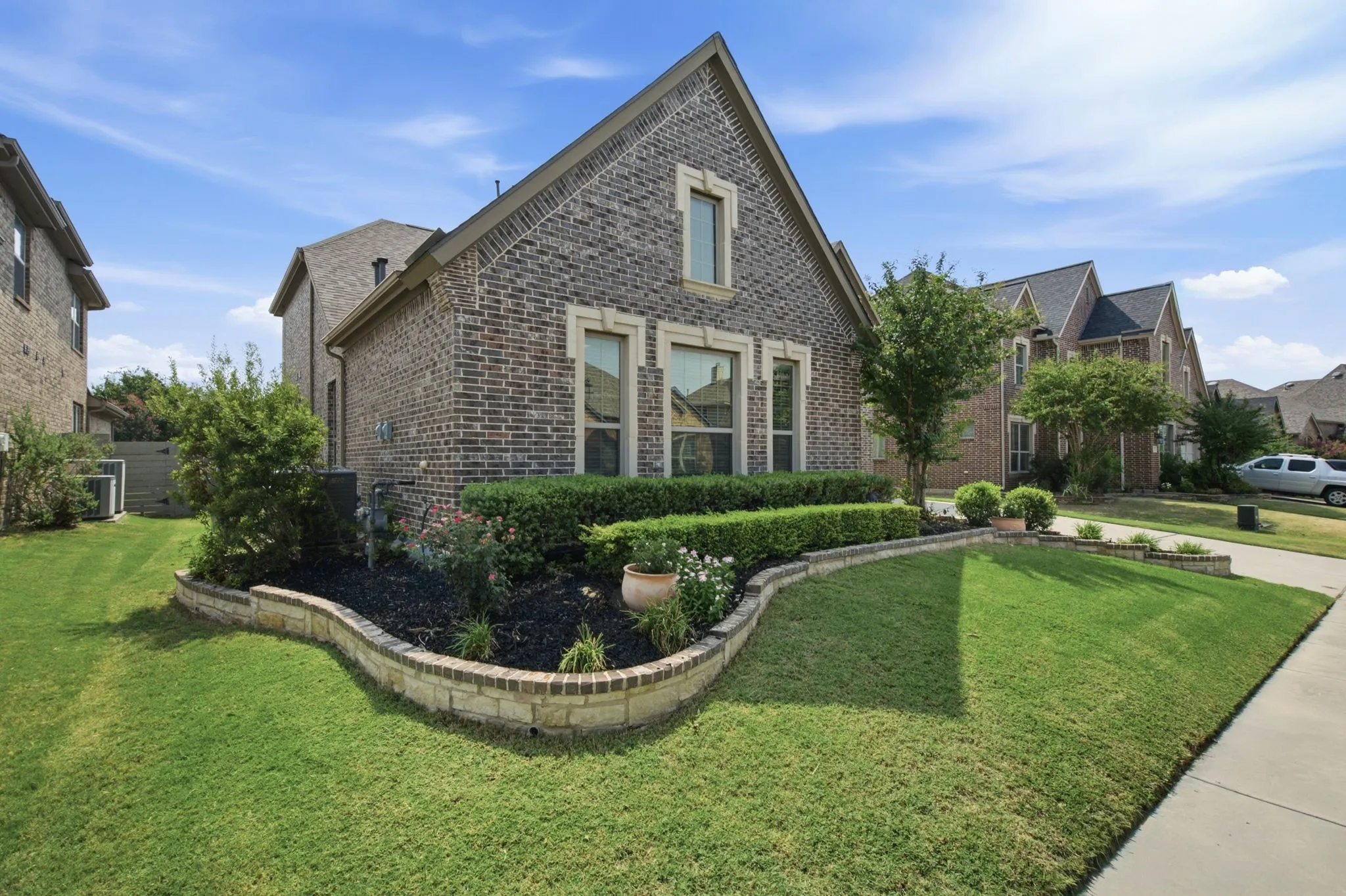Mature Landscaping and stone work for flower beds