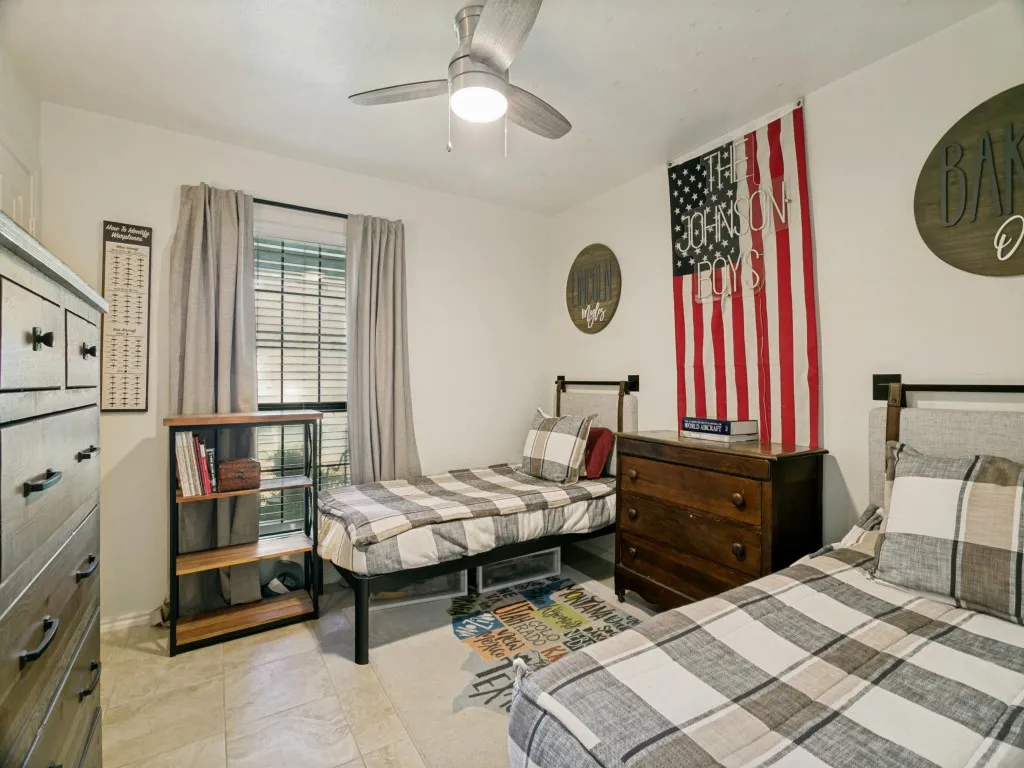 Four bedrooms and three FULL baths make this floor plan a hard-to-find option in the area.