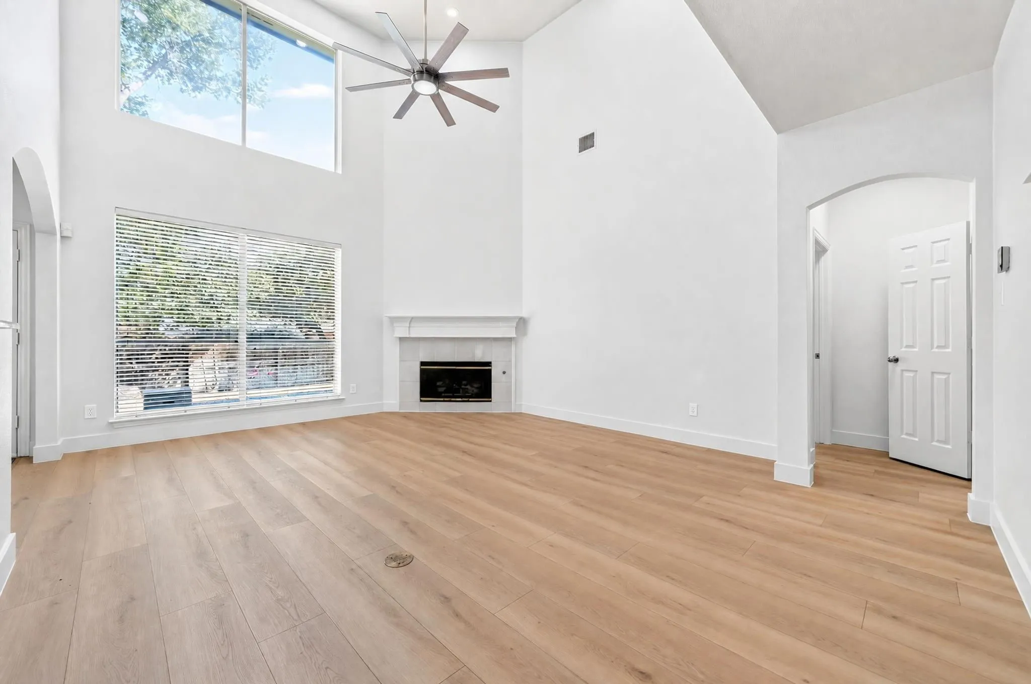 How about that for soaring ceilings and natural light