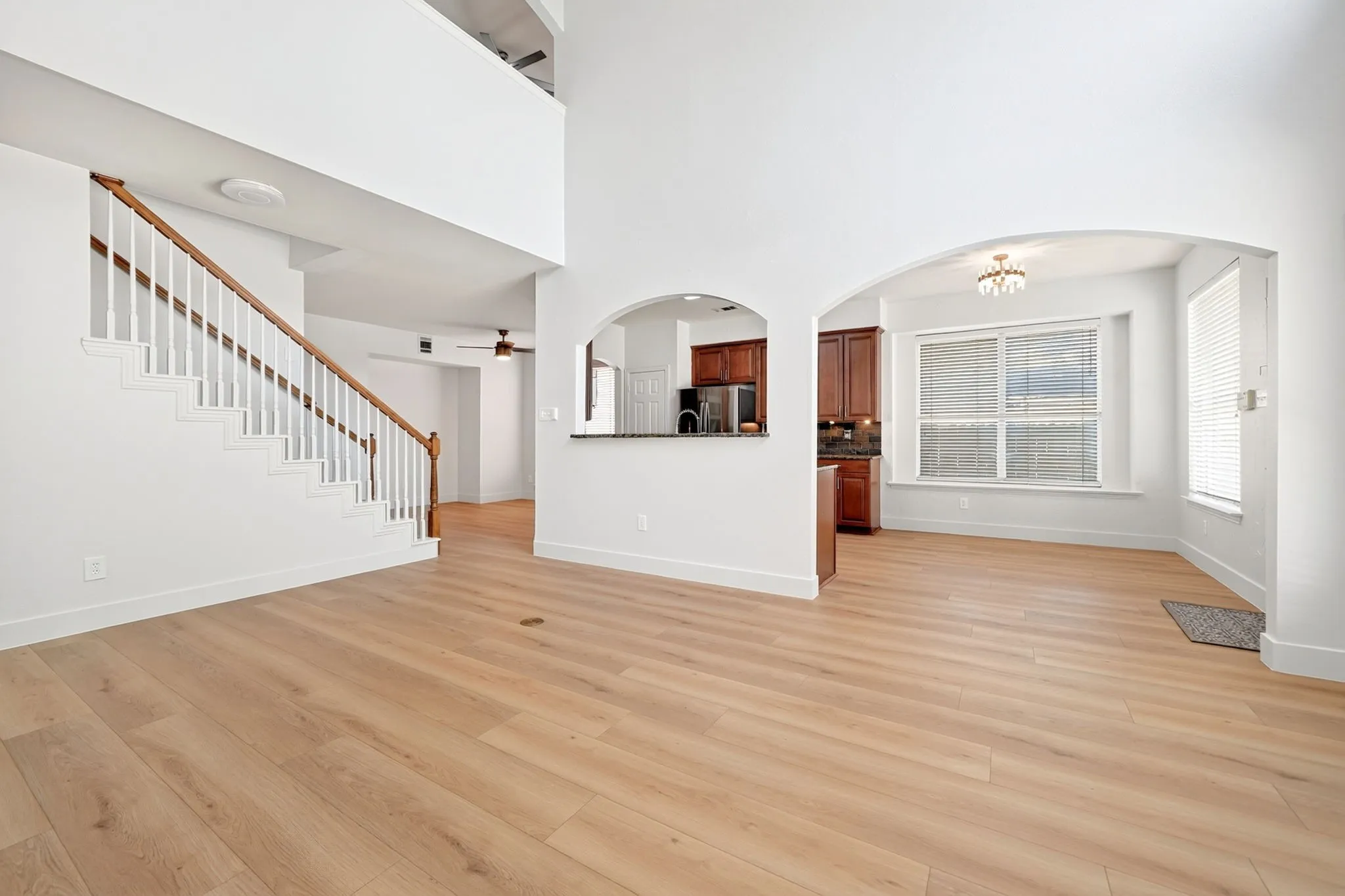 The floors are 100% waterproof and have extreme scratch resistance. So no worries about wet swimsuits or pets damaging the floors.