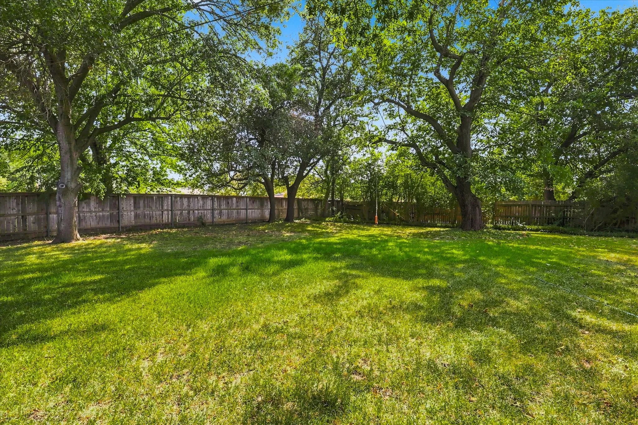 Large Fenced Backyard