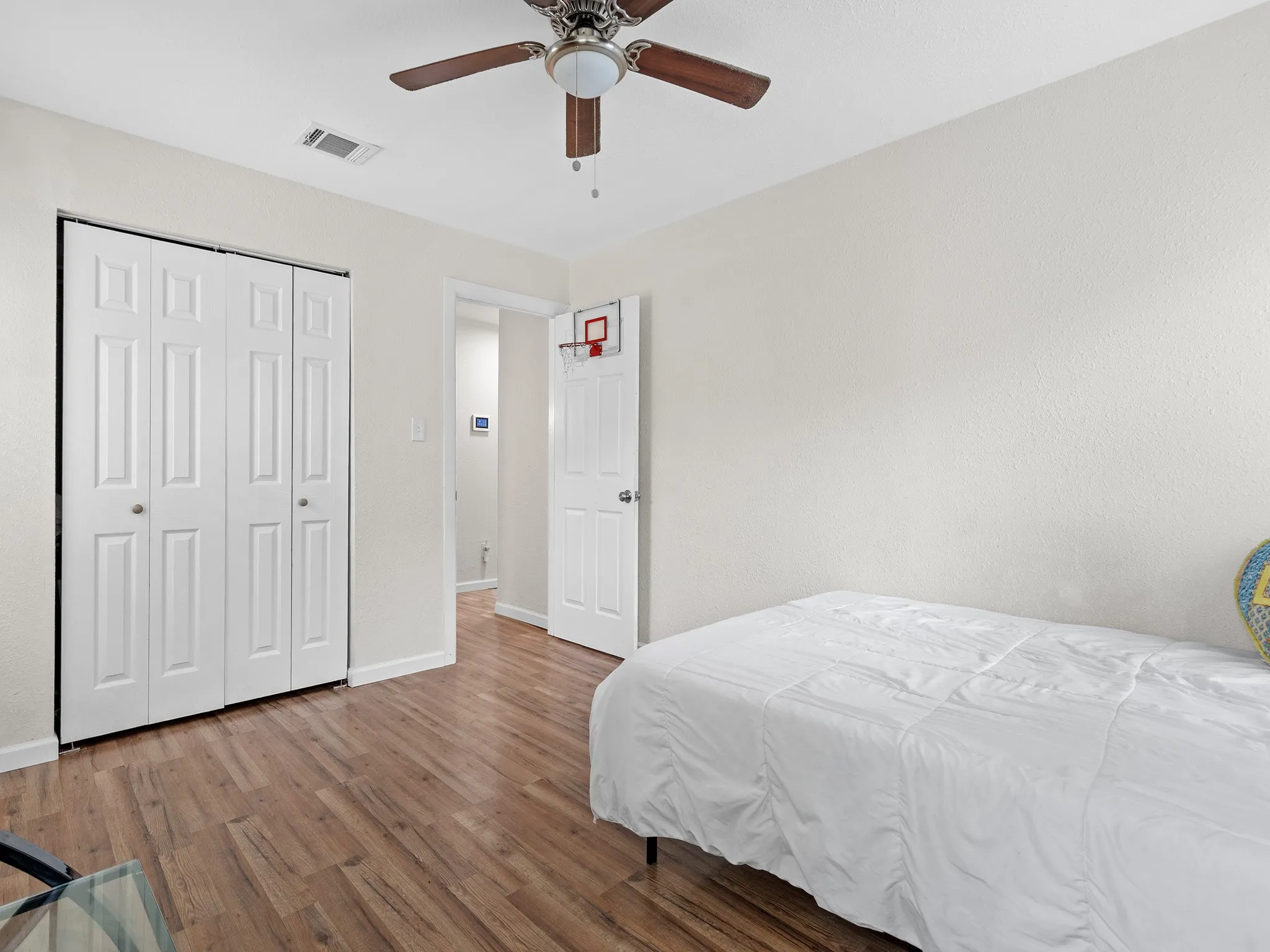 Bedroom #3 also offers a generous layout offers plenty of room for bedroom furniture plus a desk or sitting area.