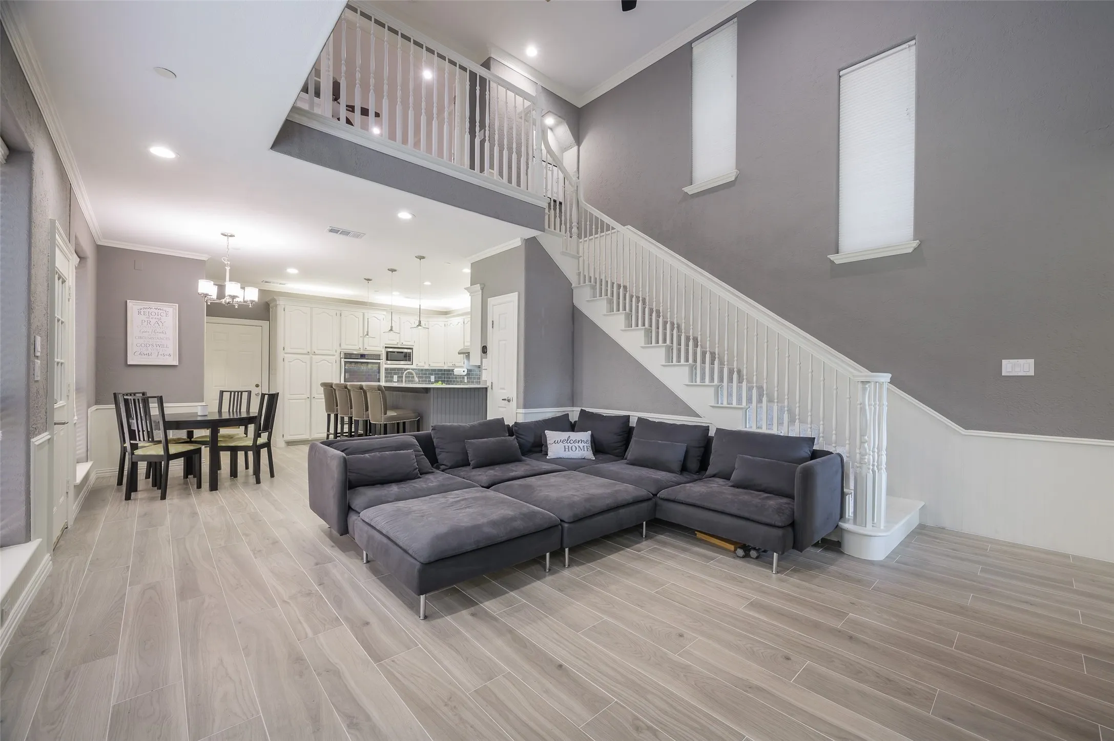 Open concept living area