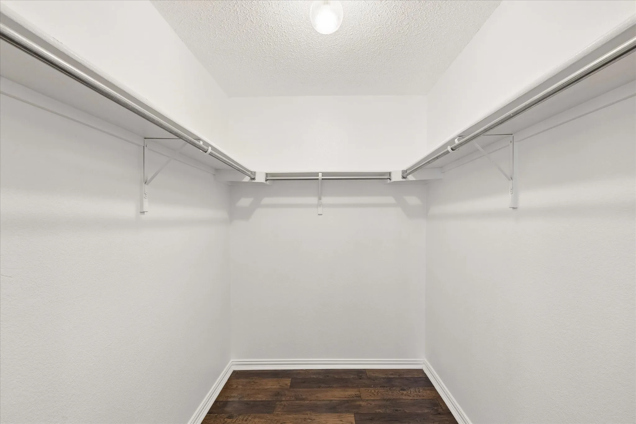 Spacious Primary closet