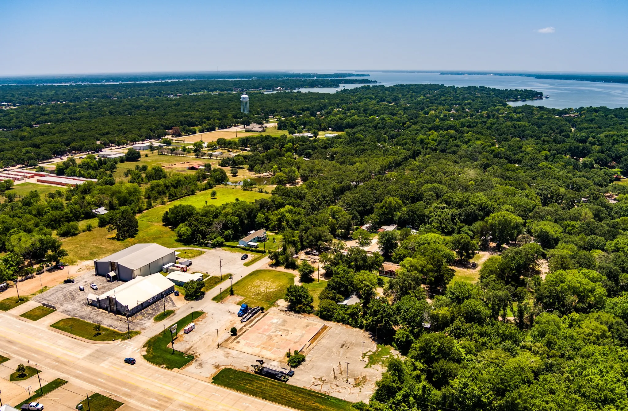 View looking southeast