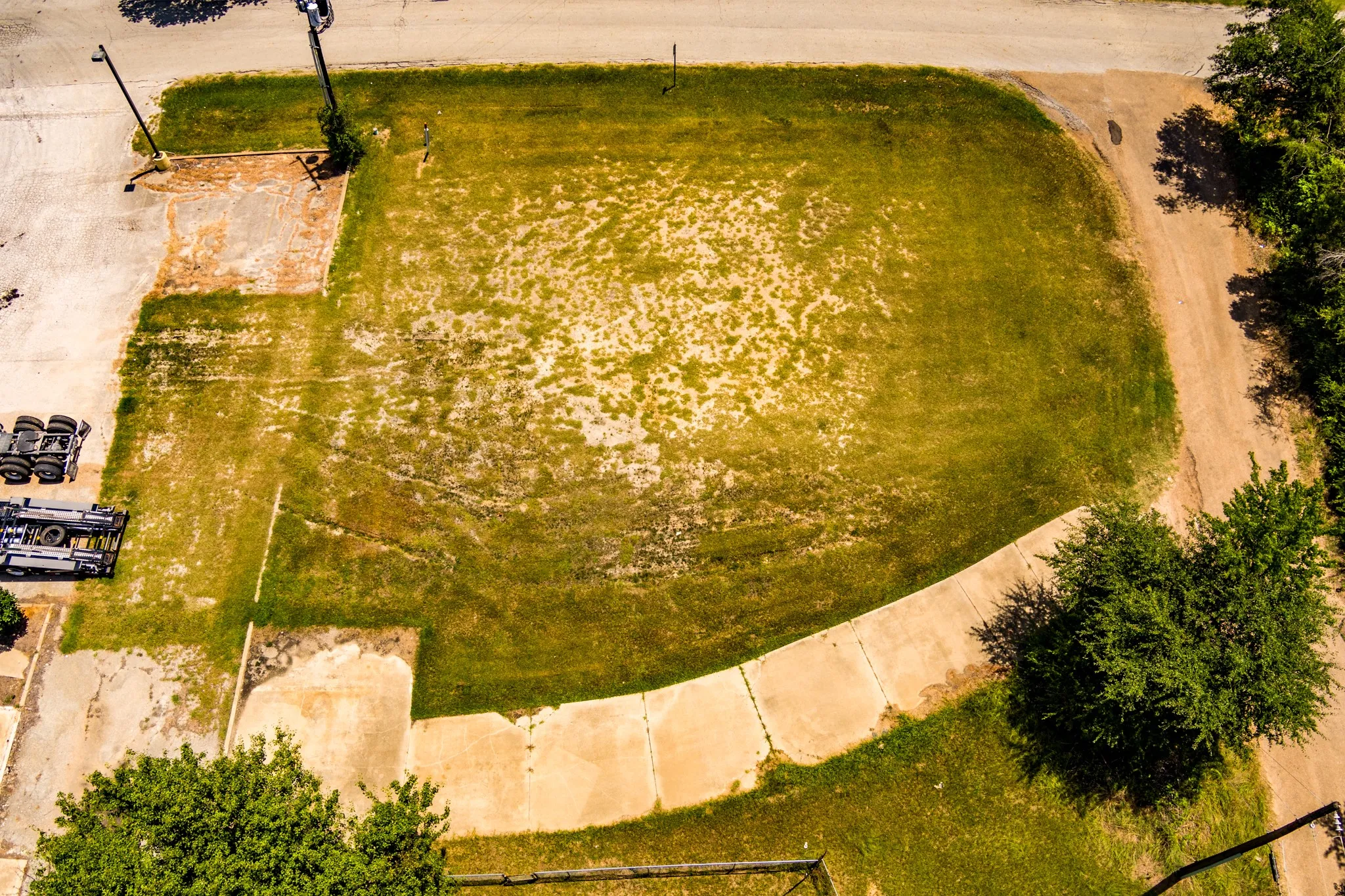 Up close residential lot