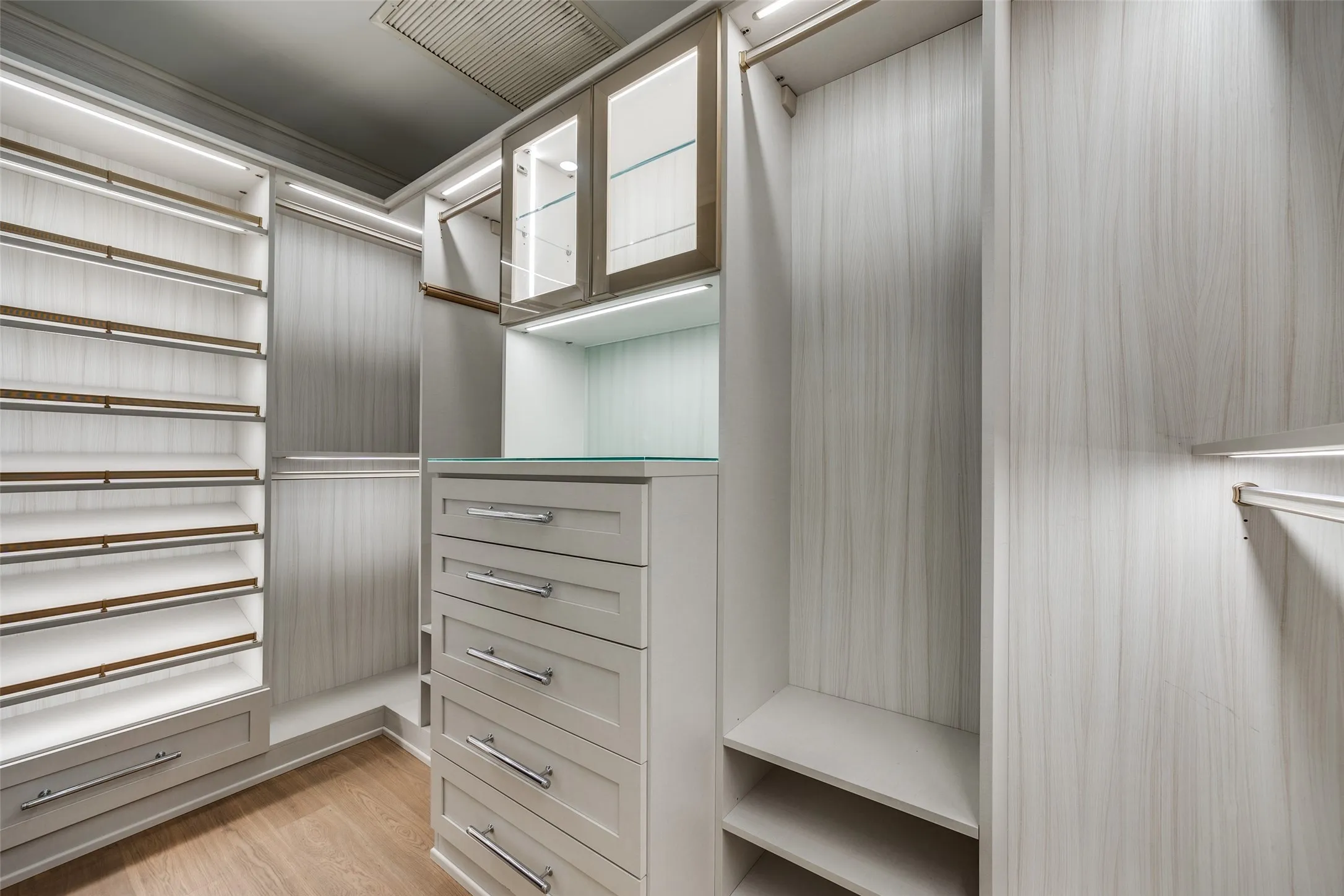 Primary closet.