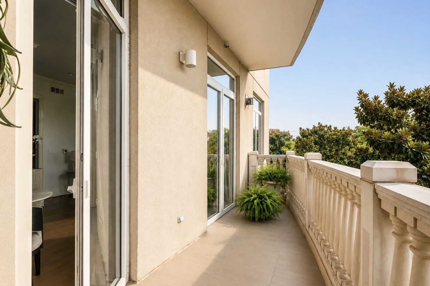 Private terrace accessible from living areas.