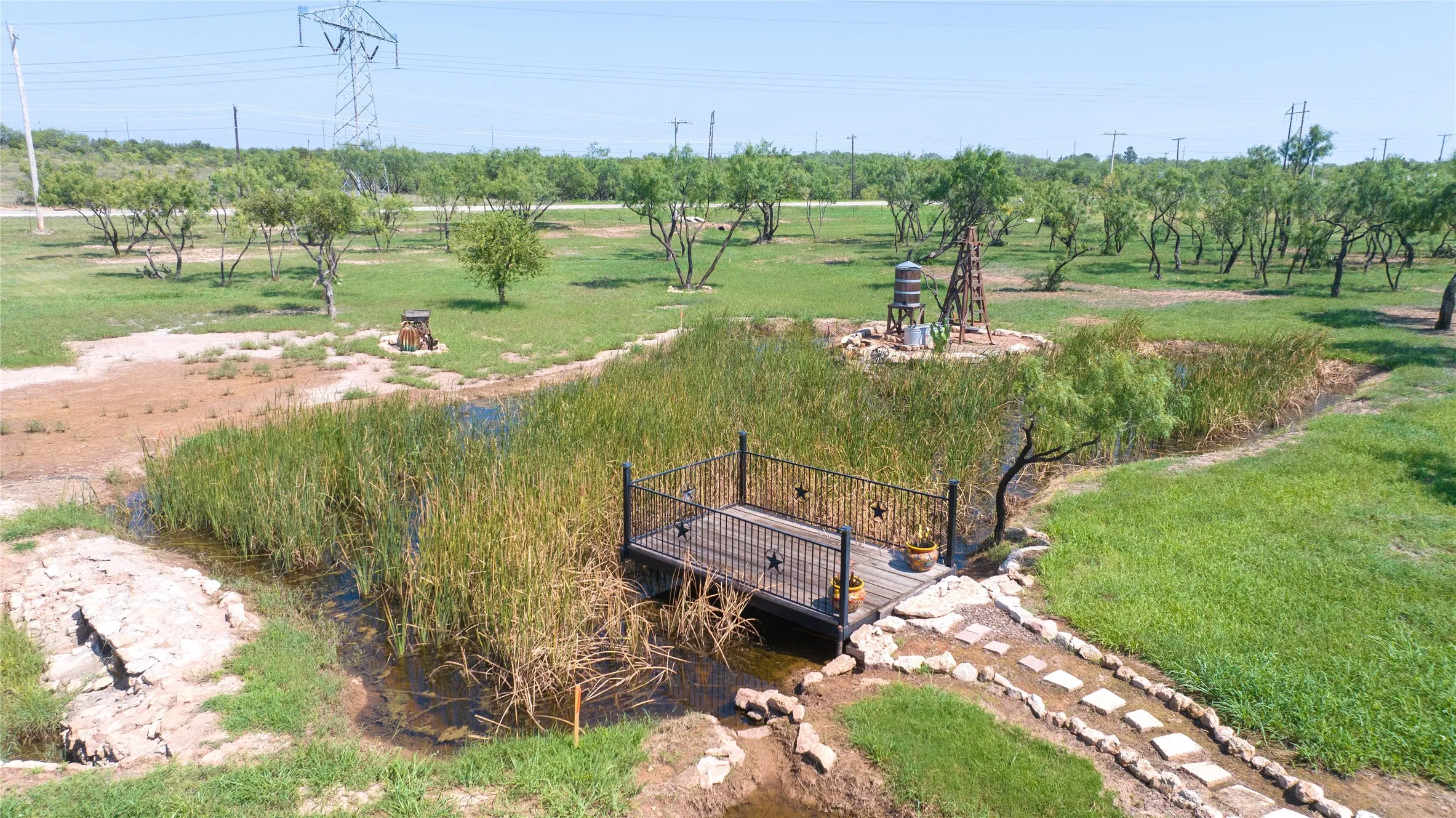 Pond has been cleaned out since these photos were taken. Come see how it looks now!