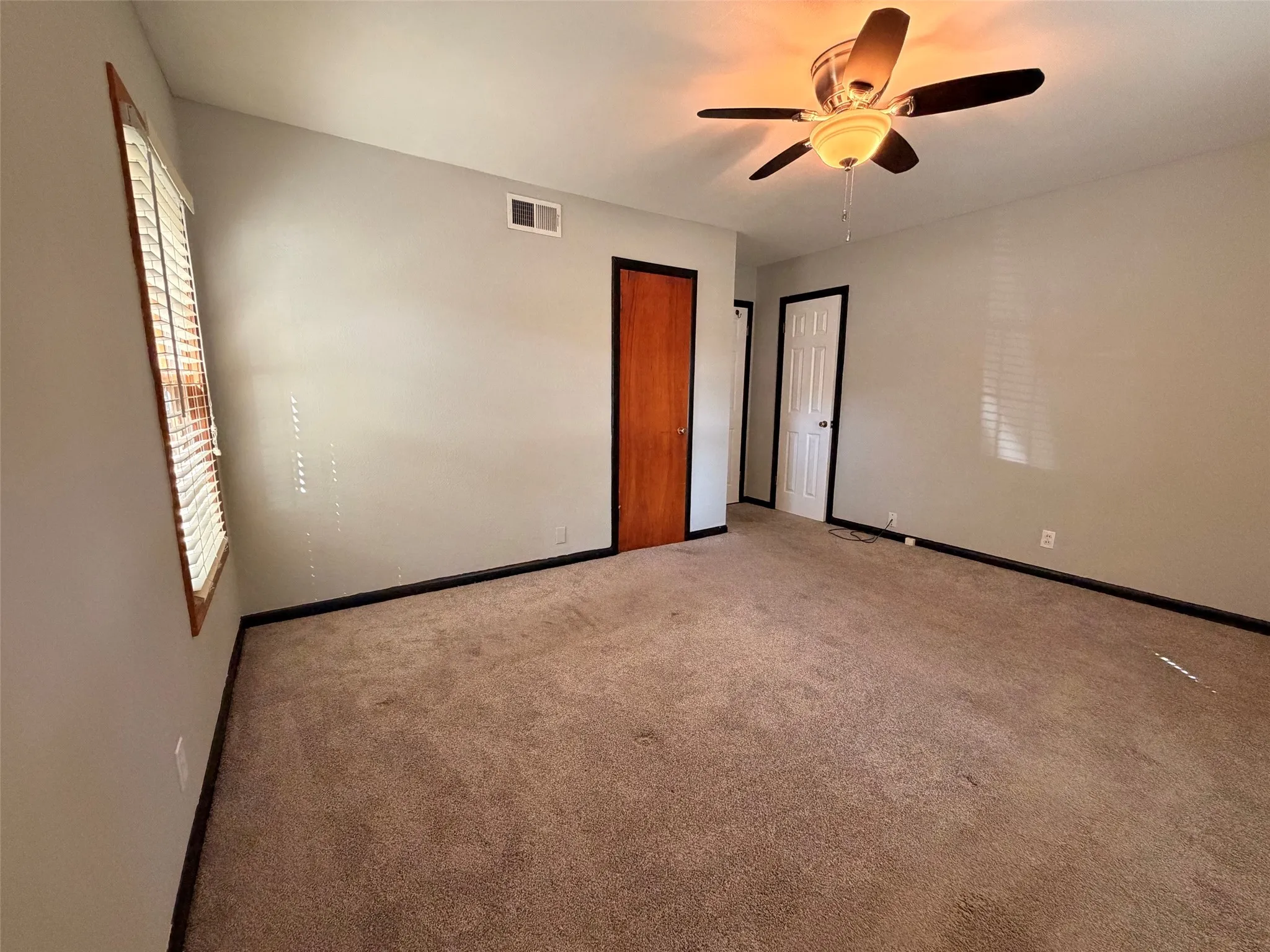 Front bedroom with 2 closets