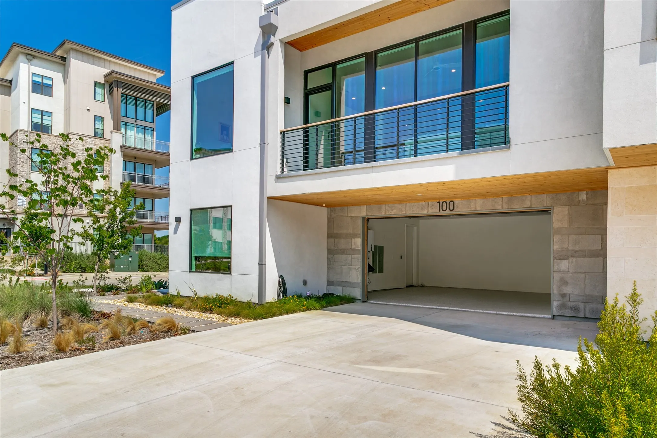 Oversized three-car garage offering exceptional parking capacity and abundant room for storage, vehicles, and recreational equipment.